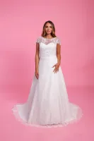 Robe de mariée avec caraco