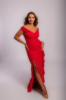 Robe de cocktail rouge